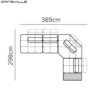 Sofá modular de esquina reclinable, muebles modernos para sala de estar, sofá Seccional de cuero, conjunto de sofá reclinable - Product Image 5