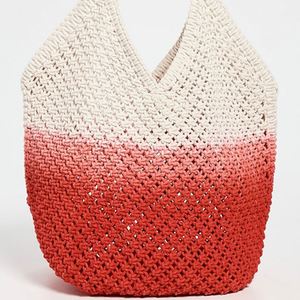 Bolso de Hombro Grande de Ganchillo Hecho a Mano para Mujer, de Lujo, Abierto, Portátil, para Viaje, Playa, Almacenamiento, con Logotipo Personalizado, Tipo Shopper - Product Image 2