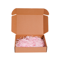 Boîtes cadeaux d'expédition pliantes en carton ondulé avec logo conçu en usine enveloppe de papier de stratification mate recyclable écologique personnalisée
