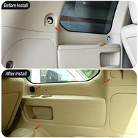 Pour Toyota Land Cruiser LC200 2008-2021, cache-trou de vis ABS pour siège arrière, modèle de base, accessoires intérieurs de voiture