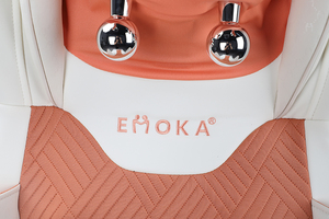 Emoka Toptan Yüksek Kaliteli 6 Motorlu Titreşimli Shiatsu Sırt ve Bel Masaj Minderi Üstün PU Deri ile - Product Image 3