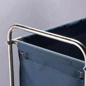 Huishoudelijke Wasserij Belemmert Sorteerder Hotel Schoonmaak Linnen Trolley Kar Ziekenhuis Zware Rollende Opslag Nutskar - Product Image 4