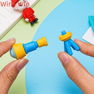 Cặp Song Sinh Giành Chiến Thắng 814 6 cái/bộ Câu Đố <span class=keywords><strong>3D</strong></span> Tháo Rời Tẩy Tùy Chỉnh Có Thể Tháo Rời Dễ Thương Phim Hoạt Hình Tẩy Cho Trẻ Em Lớp Học Giải Thưởng - Product Image 2