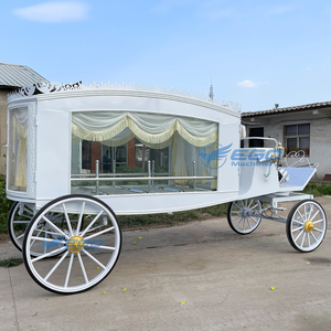 Carroza Fúnebre de Lujo 2025, Vehículo Nuevo, Remolque de Carruaje Tirado por Caballos, Carroza Fúnebre - Product Image 4