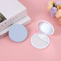 Miroir à main en métal petit miroir compact rond à main miroir cosmétique personnalisé miroir vintage à main