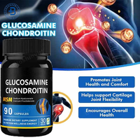 Capsules OEM Halal MSM Glucosamine 1500 Chondroïtine 800 – Compléments pour la Santé des Articulations et des Os – Capsules MSM Glucosamine Chondroïtine