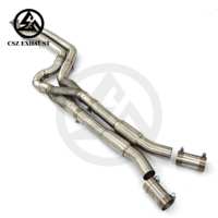 En stock – Nouveau tuyau intermédiaire universel CSZ SS304 de 70/76 mm à longueur égale, imprimé en 3D pour BMW S58 M2 M3 M4 G80 G82, avec sonorisation résonnante