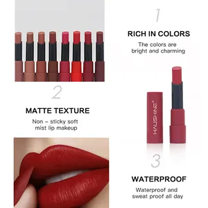 Lipstick Lipstick Hot Selling Long Lasting Nutritious Lip Stick Waterproof Velvet Matte Lipstick Private Label