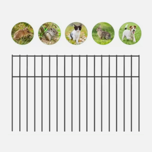 Barriera animale decorativa del metallo della barriera del cane di alta qualità su ordinazione per il giardino - Product Image 4