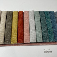Haut de gamme sur mesure rideau Chenille tissu épais Hometextile canapé tissu 100% polyester matériau artificiel tissu