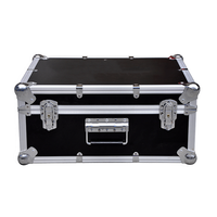 Flight Case en alliage d'aluminium portable personnalisé pour le stockage d'équipement audio et d'instruments de scène EVA durable