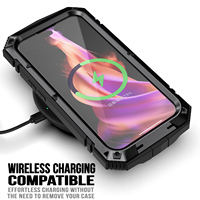 Housse de téléphone métallique en alliage d'aluminium Housse de téléphone métallique antichoc pour Apple iPhone 15 Plus Pro Max Coque métallique blindée
