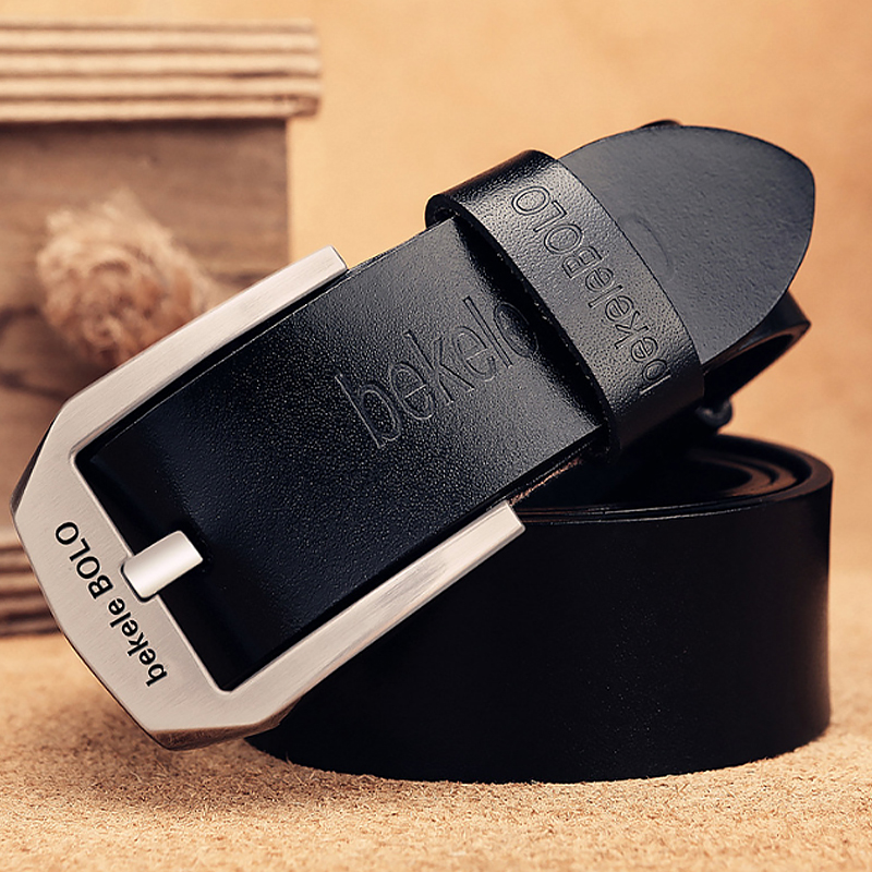 BOLO-Men для Genuine Cowhide Leather Belt, Male Vintage Fashion Belts, Simple Business Brand, с разрешением экрана 1080 и
