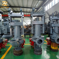 Pompe à boue submersible hydraulique robuste en fer pour béton, sable et gravier, garantie 2 ans
