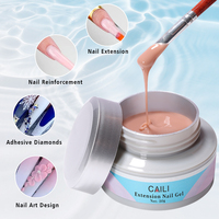 Gel de construction pour ongles à haute viscosité, couleurs personnalisées, effet scintillant, sans HEMA ni TPO, gel UV dur pour extension, vernis à ongles, gel dur et souple