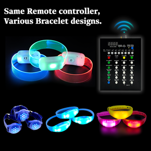 SOFFA NFC RFID Silicone Bracelet DMX Control LED Wristbands Adjustable Led Wristband For Rave Party - Product Image 6