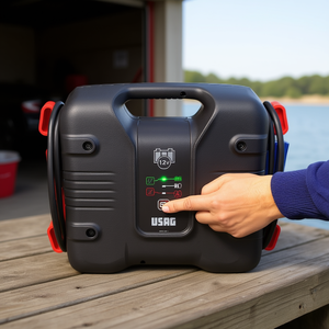 Chargeur de batterie 12V Usag avec indicateur LED pour voiture et bateau - Product Image 3