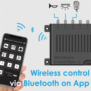 Bảng điều khiển cảm ứng 12-24V 10 nút với điều khiển ứng dụng điện thoại di động - Product Image 2
