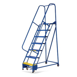6 Paso 1,2 <span class=keywords><strong>M</strong></span> <span class=keywords><strong>escalera</strong></span> de acero con 4 ruedas - Product Image 3