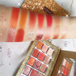 Non Poudre volante Mat Miroitement Paillettes Cosmétiques Palette D'ombre À Paupières de marque Privée - Product Image 3