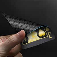 Cartes à jouer flexibles et durables, jeux de cartes imperméables, surface lisse, résistantes à la flexion, résistantes à l'usure, jeu portable