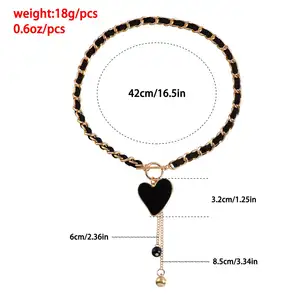 Fashion Jewelry Necklaces Double Cross Gemstone Moissanite Cuban Chain Diamond Heart Locket 24K Gold Filled Birthflower Necklace