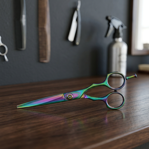 Ciseaux de barbier professionnels pour coiffeur, nouveau, pour coupe de cheveux, multi-couleurs, pour coiffure - Product Image 3