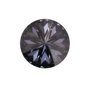 Redoors direkter Lieferant 5ct dunkelgraue Farbe VVS Klarheit Moissan ite Diamant runde Form Brillant schliff für die Schmuck herstellung