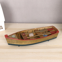 Pagaie en bois cadeau promotionnel, bateau en bois pour pêche à la voile