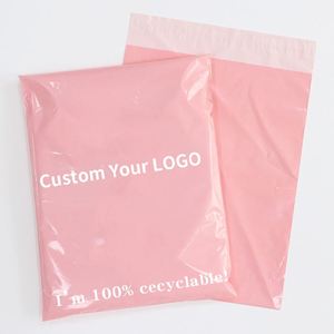 Bolsas de Correo de Polietileno Reciclado Negras con Logotipo Personalizado, Bolsas de Envío para Ropa, Sobres de Polietileno para Envíos - Product Image 4
