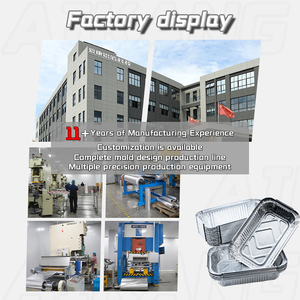 食品容器430*310 * 65mm 5200mlアルミ箔使い捨てボウル - Product Image 3