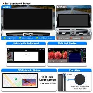 Snapdragon 665 <strong>Android</strong> 14 IPS 15.8" Wireless CarPlay &amp; <strong>Android</strong> Auto GPS Navigator for BMW X1 F48 HD Touch Screen Built-in DSP - Product Image 2