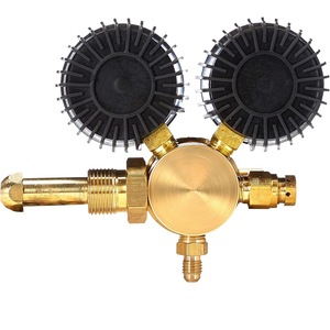 Régulateur de gaz azote cuivre CGA580 haute pression avec double manomètre pour usage industriel - Product Image 4