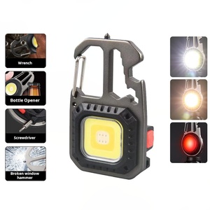 Xách tay COB <span class=keywords><strong>LED</strong></span> chiến thuật <span class=keywords><strong>Keychain</strong></span> có thể sạc lại không thấm nước USB Keyring Torch sáng cắm trại ánh sáng bỏ túi Đèn pin ngọn đuốc - Product Image 6