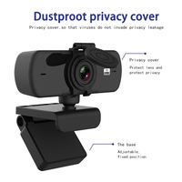 Kamera Web USB 2K Full HD 1080P Sensor CMOS Autofokus Mikrofon untuk PC Mac Laptop Desktop YouTube