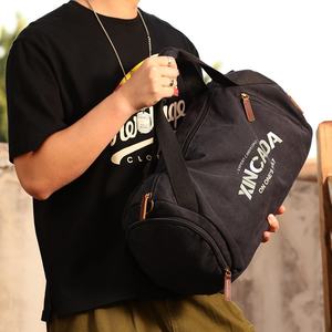 Sac de sport de formation personnalisé en gros, sac de sport à bandoulière, sac de voyage en toile de grande capacité, sac à main simple - Product Image 2