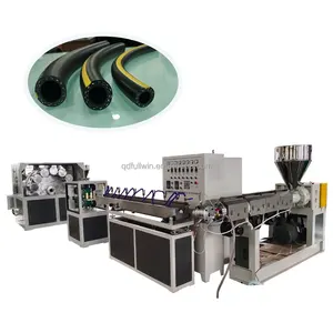 Black high pressure PVC hose Polyester fiber braided hose irrigation water pipe manufacturing machine