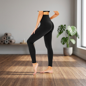 Women's Seamless 2-<b>Piece</b> Gym Yoga Sportswear Outfit Plant Pattern Quick Dry Spandex/Nylon Top & Leggings Beachwear - Product Image 2