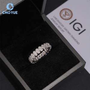 D Color VVS Moissanite Diamond Buss Down GRA Certificated Hip Hop Iced Out Fine Jewelry Sterling Silver 925 <b>Ring</b> <b>for</b> <b>Men</b> - Product Image 6
