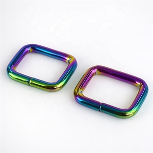 MeeTee-anillo cuadrado de aleación BF228, ajuste de correa <span class=keywords><strong>Web</strong></span>, hebillas, bolsa, accesorios, cierre, gancho para colgar - Product Image 5