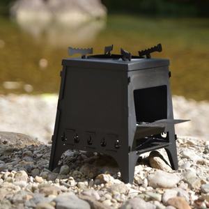 Estufa <span class=keywords><strong>de</strong></span> Camping con Estructura Reforzada y Diseño a Prueba <span class=keywords><strong>de</strong></span> Viento Tipo Pagoda - Product Image 3