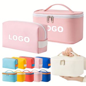 <b>Hot</b> Sale Custom Cosmetic <b>Bags</b> Outdoor Travel Portable Waterproof Cosmetic <b>Bag</b> with logo Personalized Toiletry <b>Bags</b> for Women - Product Image 1