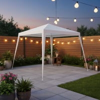 Vente en gros de chapiteau de tente d'activités portable 3x3 tente de gazebo pliante en métal pour l'extérieur tente de jardin plage auvent personnalisé