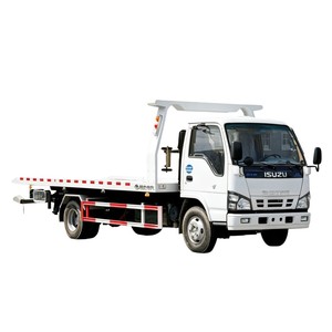 Isuzu NQR 4x2 5 Ton <b>Flatbed</b> Wrecker <b>Truck</b> with 190HP 4HK1 Engine and Underlift - Product Image 1