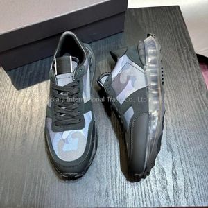 Designer Men's Retro Solid Breathable Genuine Leather Sneakers Flat Anti-slip Daily Casual <b>Walking</b> Shoes <b>Top</b> Grade Box Wholesale - Product Image 3