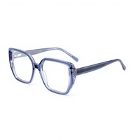 Montures de lunettes œil-de-chat personnalisées, montures optiques à bordure complète en acétate pour femmes, usage quotidien