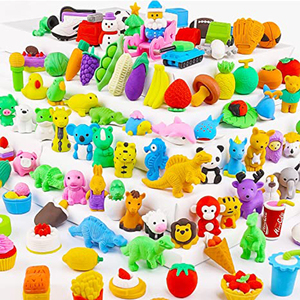 High Quality Custom Cartoon Animal Fruit 3D TPR Rubber <b>Pencil</b> Eraser <b>for</b> <b>School</b> Office Stationery - Product Image 5