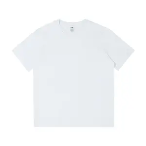 T-shirt d'été personnalisé lourd multicolore 230 Gsm 100% coton T-shirt à col rond avec épaules tombantes T-shirt uni blanc en vrac pour hommes