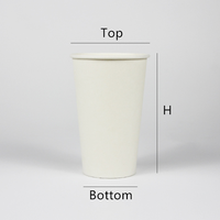 7oz en gros de haute qualité de qualité alimentaire jetable à emporter café gobelets en papier pour thé boisson chaude avec couvercles