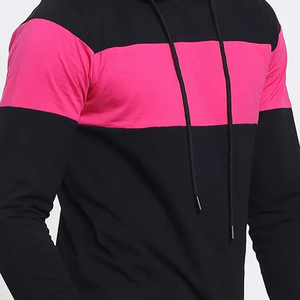Winter Men's Eco-Friendly Breathable Fleece Solid Custom Logo <b>Workout</b> Training Running Slim Fit Long Sleeve <b>Hoodie</b> - Product Image 4